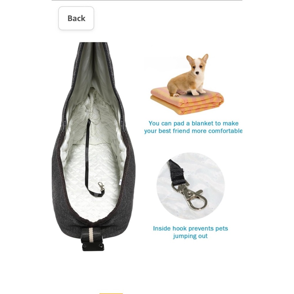 NWT🐶Wind Proof Pet Carrying Sling Bag - Picture 9 of 10